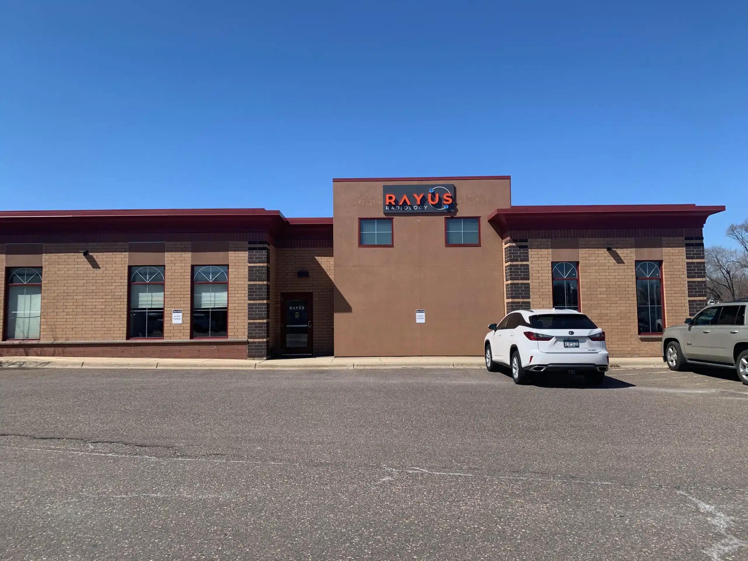 RAYUS Radiology diagnostic imaging center in 2601 Centennial Dr., Suite 108, North St. Paul, MN 55109
