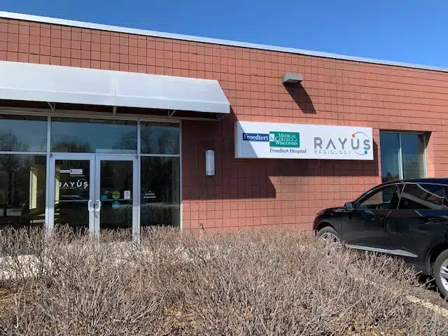 Froedtert & Medical College of Wisconsin Froedtert Hospital RAYUS Radiology diagnostic imaging center in 2315 E. Moreland Blvd., Suite 1500, Waukesha, WI 53186
